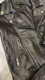 Кожаная куртка zara