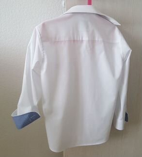 Рубашка школьная детская для мальчика белая