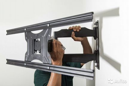 Установка кронштейнов для телевизора и т.д