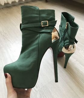 Ботильоны 40 р зеленые