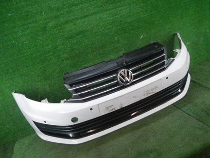 Бампер передний VW Polo sedan 5 (2015-2020) (в сбо