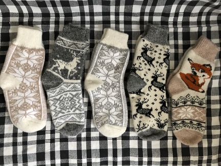 Шерстяные носки