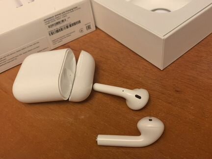 Беспроводные наушники apple airpods оригинал 2