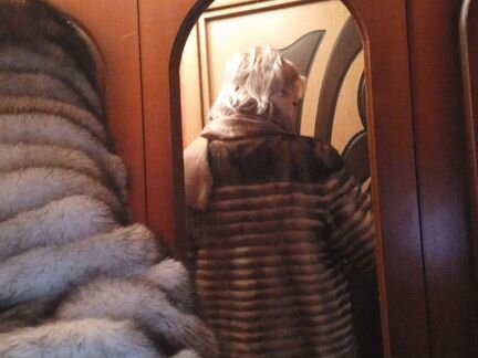 Шуба норковая автоледи 52 размер