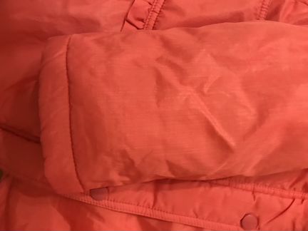 Демисезонное пальто розовое