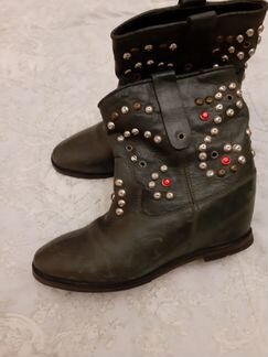 Полусапоги кожаные 40 размер