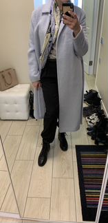 Красивое элегантное итальянское пальто 44-46 разме