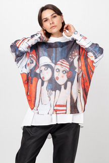 Классные свитшоты, Италия, oversize