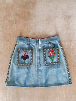 Джинсовая юбка Gucci
