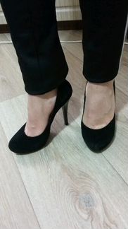 Туфли замша кожа бу р36