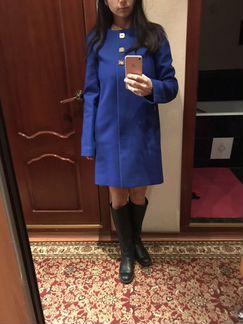 Пальто демисезонное прямого кроя