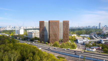 2-к апартаменты, 57.7 м², 20/28 эт.