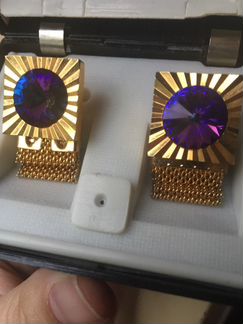 Запонки советский винтаж