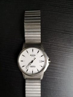 Часы Boccia Titanium, 38мм Сапфировое стекло