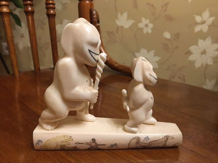 Кость Уэлен Резьба