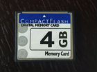 Карта памяти compact flash 4 Gb