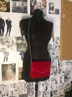 Сумка женская красная