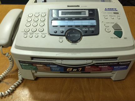 Мфу Panasonic 6 в 1 (принтер, сканер, факс и т.д.)