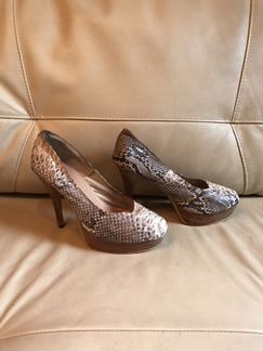 Туфли из кожи питона