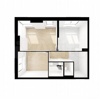 2-к квартира, 52.7 м², 10/24 эт.