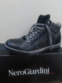 Кожаные кеды nero giardini (NG) оригинал