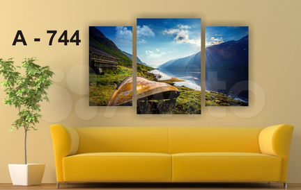 Модульные картины. 3 модуля. под заказ