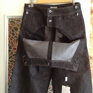 Брюки широкие джинсовые новые Orsa jeans новые