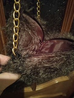 Сумочка кросс боди из искусственного меха
