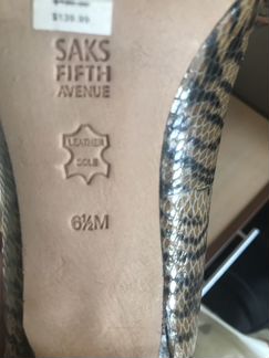 Туфли Saks Fifth Avenue 6,5
