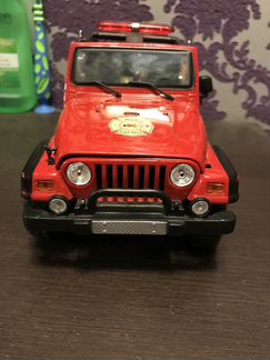 Масштабная модель Внедорожник Jeep Wrangler Rubico