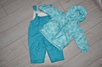 Полукомбинезон, куртка, пинетки 80 размер