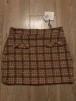 Юбка твидовая новая
