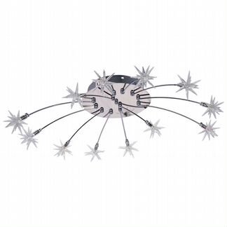 Звёздная люстра на 12 лампочек с ду пультом