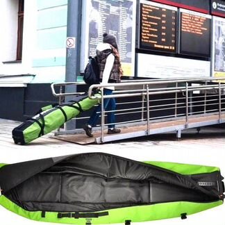 Чехол для сноуборда и лыж на колесах