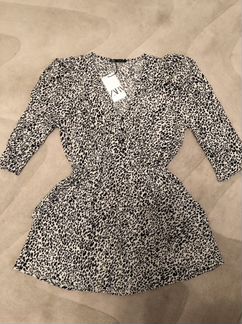 Платье Zara с анималистичным принтом