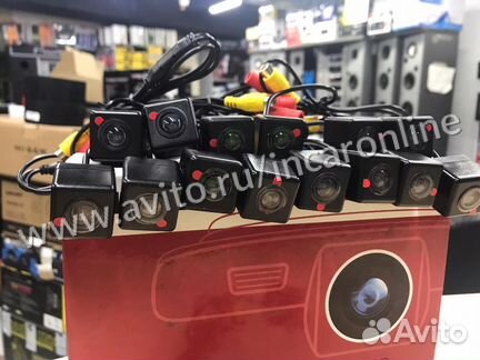 Камера заднего вида для плафона кубик RCA