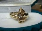 Золотое кольцо 16,5 размер альдзена кошка