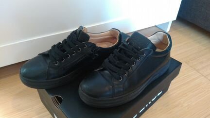 Мальчику кожаные ботинки на молнии Happy Steps