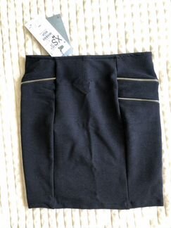 Юбка zara xs белая и черная