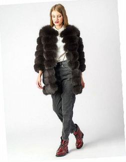 Шуба из песца