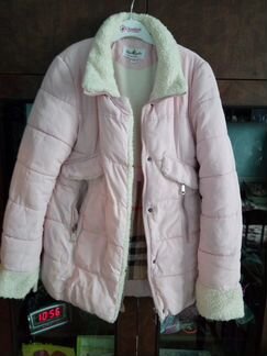 Куртка теплая осень. на девочку. 134рост