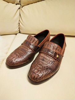 Новые Лоферы нат. Крокодил 40-41