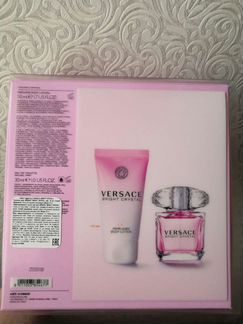 Versace bright crystal подарочный набор
