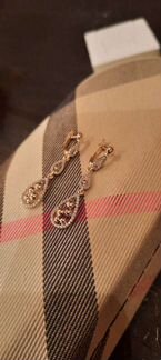 Золотые серьги 583 пробы