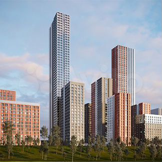 1-к квартира, 43.7 м², 41/52 эт.