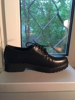 Туфли женские кожаные чёрные 39 размер. Классика