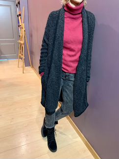 Tommi hilfiger женское трикотажное пальто р. S