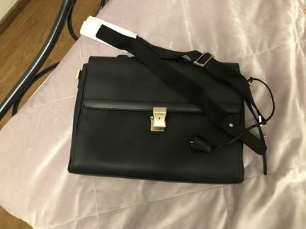 Мужской кожаный портфель Dunhill