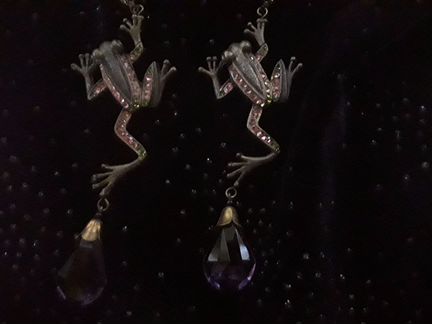 Серьги, винтаж, редкий экземпляр
