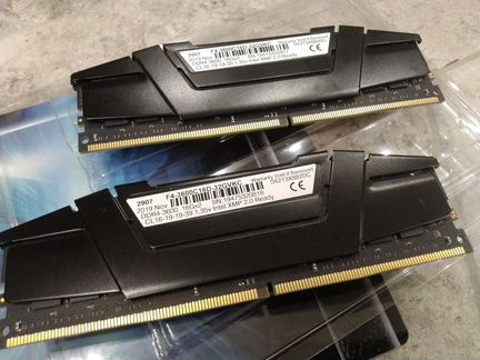 Оперативная память GSkill 32 гб (2х16) DDR4 3600